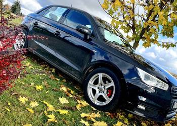 Audi A1 S-line, 2016, Bi-xenon, Skóra, alu18, Pb, przebieg 112tys