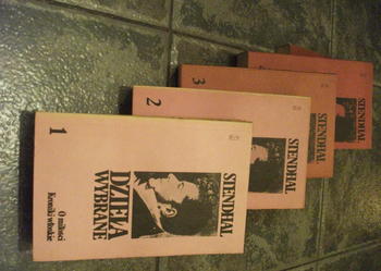 Stendhal, Dzieła Wybrane, 5 tomów, w bdb stanie