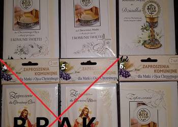 Zaproszenie dla Chrzestnej Matki i Chrzestnego Ojca,dziadka