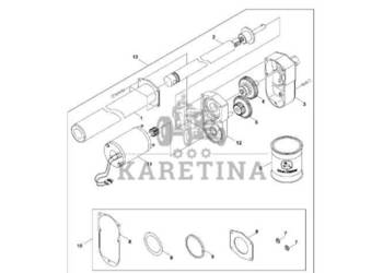 John Deere 960 - Silnik elektryczny DC44806 (System owijania)