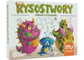 Muduko RYSOSTWORY Zabawa w Rysowanie GRA KARCIANA