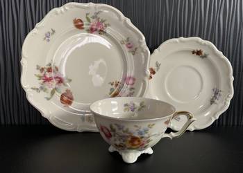 Piękne Trio C.T Carl Tielsch Wałbrzych