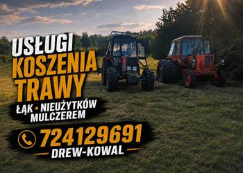 Koszenie łąk, pól, nieuzytków mulczerem