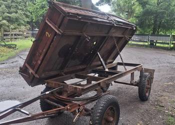 Przyczepa wywrotka Multicar kiper 2stronny hydrauliczny minitraktorek