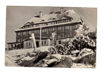 KARKONOSZE SCHRONISKO NA SZRENICY CZARNO BIAŁA