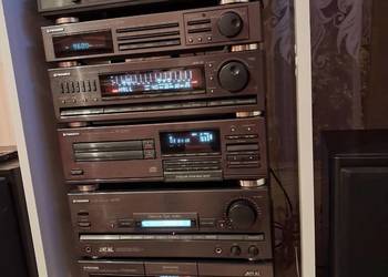 Kompletna midi wieza Pionner  klasa lat 90 tych z głośnikami