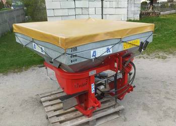 Rozsiewacz nawozów 2-talerzowy ABRA unior 2 hydraulika plandeka jak NOWY!!