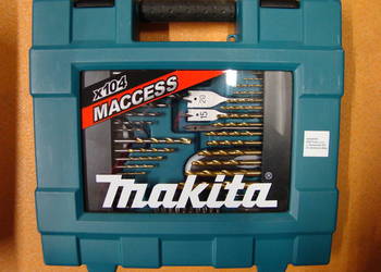 Zestaw wierteł, bitów, akcesoria MAKITA 104 PC Ref. D-31778