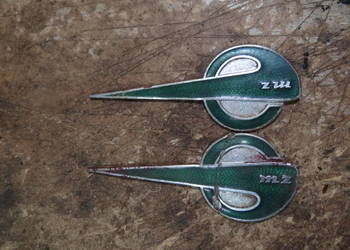 logo 2 znaczki na zbiornik MZ ES 150 org DDR