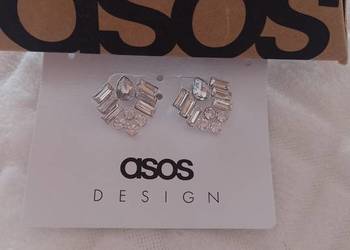 ASOS/ Bogato zdobione kolczyki Biznesowe z Londynu, NOWE
