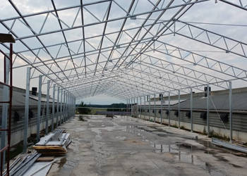 Konstrukcja hali stalowej 12x15x5m - Nowa Ocynkowana - BEZ CENY MINIMALNEJ