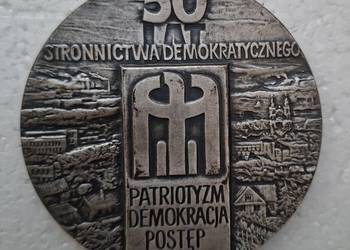 50 Lat Stronnictwa Demokratycznego . medal pamiątkowy