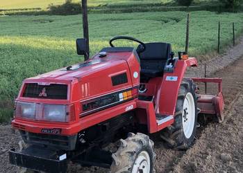 Traktorek Mitsubishi MT14 Japoński traktor ogrodniczy Glebogryzarka