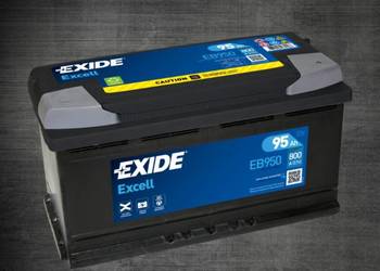 Akumulator Exide Excell 95Ah 800A EN PRAWY PLUS