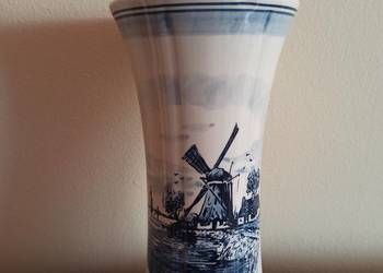 Blue Delft Handpainted 515 wazon porcelana ręcznie malowany