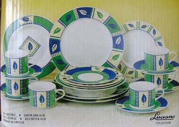 Obiadowy serwis porcelanowy Luciano Collection - 30 cz.