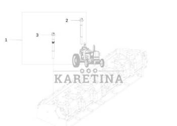 John Deere 9470RX - Zestaw śruby DZ121726 (Silnik)