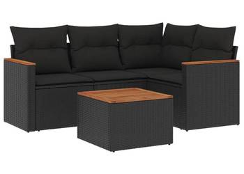 vidaXL 5-cz. zestaw wypoczynkowy do ogrodu(SKU:3258338)