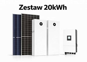 Zestaw budżetowy 20kWh LV (panele, inwerter 3 fazy, magazyn 32 kWh)