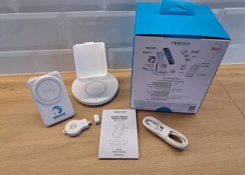 Forever MACS-100 - Stacja ładująca 5w1, MagSafe - Apple Watch iPhone AirPod