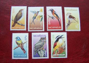 Nikaragua 1986 MNh Mi. 2725/31 Fauna ptaki  a