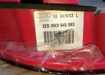 8K9 945 093 A4 B8 Avant lampa klapy tył lewa