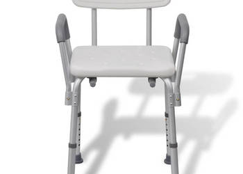 Krzesło pod prysznic z aluminium białe WM-110129