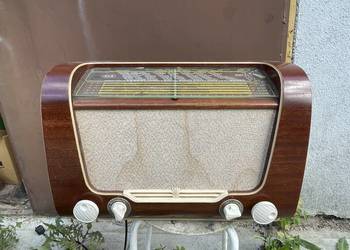 DUX V316 stare szwedzkie radio lampowe