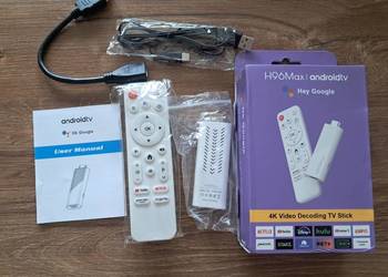 nowa przystawka do telewizora H96 max android TV model H313 2 ram + 8 pami
