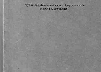 (2073) PODSTAWY FILOZOFII MARKSISTOWSKIEJ WYBÓR TEKSTÓW ŹRÓDŁOWYCH I OPRACOWANIE HENRYK SWIENKO