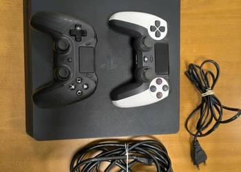 Konsola Sony PlayStation 4 Slim + 2 Kontrolery Kabel HDMI Zasilanie