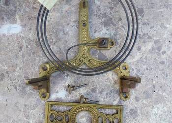 636 Gong mocowanie mechanizmu starego zegara ściennego