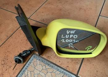 Lusterko prawe manualne żółte 010515 VW Lupo