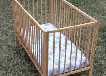 Łóżeczko dziecięce 125x65, wys 85 cm