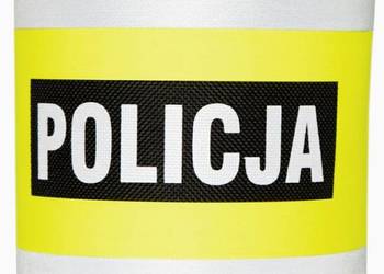 Opaska Naramienna odblaskowa "POLICJA" regulowana.