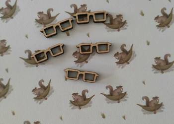 okulary scrapbooking decoupage oku10