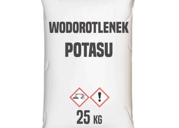 Wodorotlenek Potasu KOH, płatki 25 kg - wysyłka cała Polska