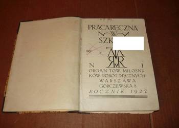 Praca Ręczna W Szkole 1927 [cały rocznik]