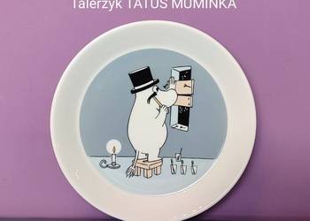 Muminki TALERZYK Moomin Arabia Finland - TATUŚ MUMINKA szary