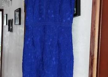 Sukienka koronka chabrowa