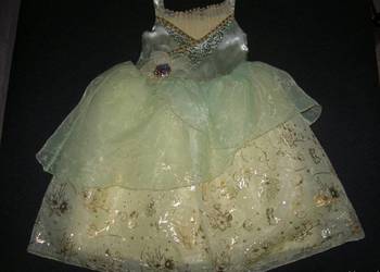Strój kostium przebranie TIANA KSIĘŻNICZKA I ŻABA 4 latka 104cm DISNEY