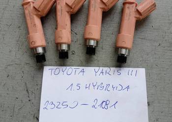 Sprawdzony wtryskiwacz Toyota Yaris 1.5 Hybryda 23250-21091