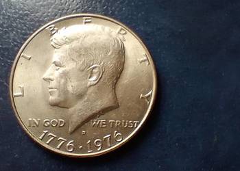 Stare monety 1/2 dolara 1976 D USA