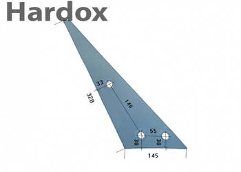 Pierś HARDOX 41617A/P części do pługa LANDSBERG