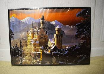 Bajkowy zamek ,,Neuschwanstein ,, - reprodukcja zdjęciowa