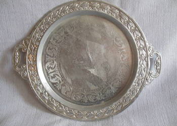 Taca z aluminium ze statkiem CCCP Taca z aluminium ze statkiem CCCP