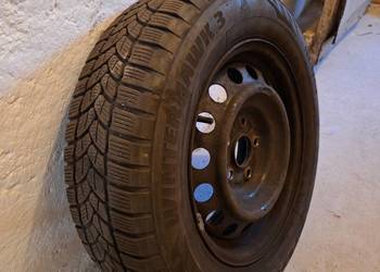 Opony zimowe Firestone Winterhawk 3 z felgami stalowymi. Stan idealny.