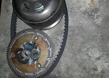 Sprzeglo pasek nakretki piaggio gilera 125 4T czerwona sprezyna malossi
