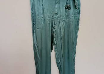 Eleganckie turkusowe spodnie Denim Hunter r. 42 – 100% wiskoza