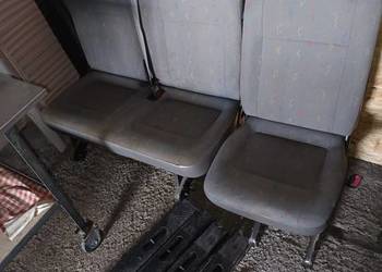 2 rząd foteli transporter t5 szyny mocujące.